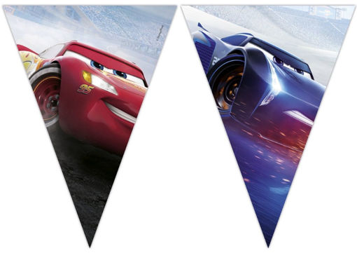 Picture of CARS TRIANGLE FLAG BANNER - 9 FLAGS